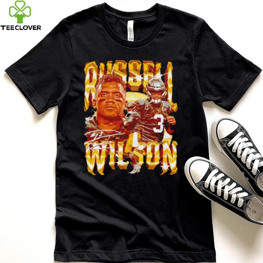 Russell Wilson number 3 Pittsburgh Steelers football player signature vintage shirt Russell Wilson number 3 Pittsburgh Steelers football player signature vintage shirt