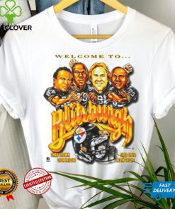 Russell Wilson wearing Welcome to Blitzburgh shirt