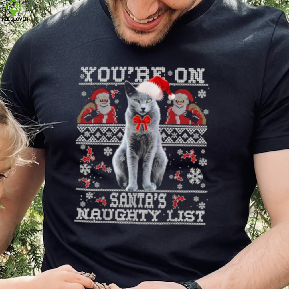 Russian Blue Cat Lover Xmas Ugly Sweater Shirt Russian Blue Cat Lover Xmas Ugly Sweater Shirt