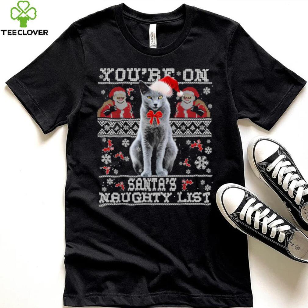 Russian Blue Cat Lover Xmas Ugly Sweater Shirt Russian Blue Cat Lover Xmas Ugly Sweater Shirt