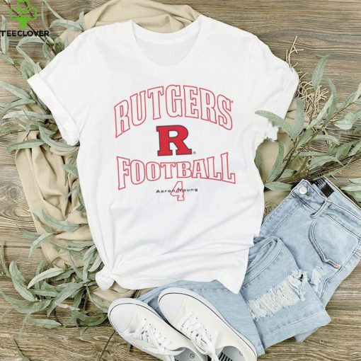 Rutgers NCAA Football Aaron Young T Shirt