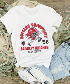 Rutgers NCAA Football Sean Cooper Fashion Shersey Shirt