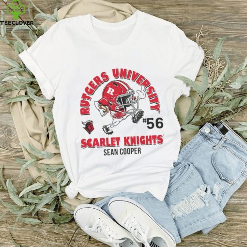 Rutgers NCAA Football Sean Cooper Fashion Shersey Shirt