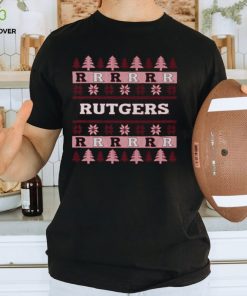 Rutgers Scarlet Knights Holiday Christmas Tree T Shirt