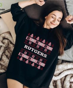 Rutgers Scarlet Knights Holiday Christmas Tree T Shirt