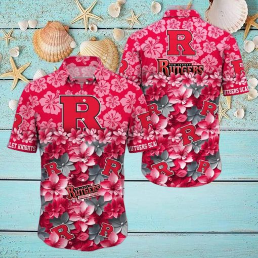 Rutgers Scarlet Knights NCAA3 Hawaiian Shirt Trending Summer