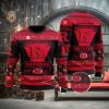 Santa Claus On Mountain Bike Do Not Follow Me Do Stupid Things Ugly Sweater Christmas Party