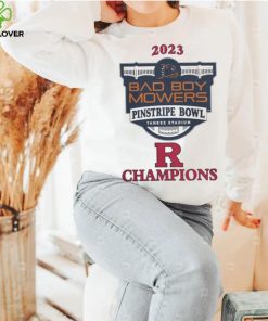 Rutgers scarlet knights champions 2023 pinstripe bowl shirt