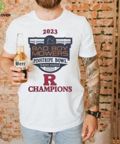 Rutgers scarlet knights champions 2023 pinstripe bowl shirt