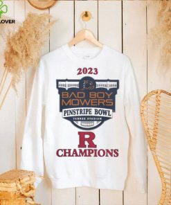 Rutgers scarlet knights champions 2023 pinstripe bowl shirt