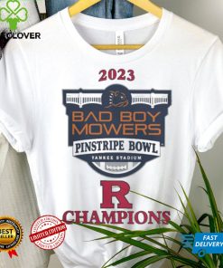 Rutgers scarlet knights champions 2023 pinstripe bowl shirt