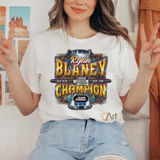 Ryan Blaney 2023 NASCAR Cup Series Champion Team Penske Shirt