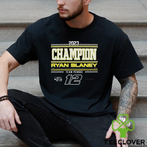Ryan Blaney Team Penske 2023 NASCAR Cup Series Champion Pit Road Shirt