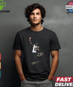 Ryan Browne Purdue Boilermakers Portrait Signature t shirt