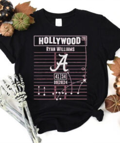 Ryan Williams Hollywood Ending Play Diagram Alabama Crimson Tide Football Shirts