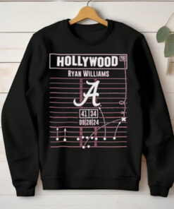 Ryan Williams Hollywood Ending Play Diagram Alabama Crimson Tide Football Shirts