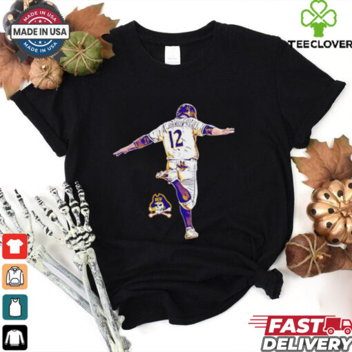 Ryley Johnson East Carolina Pirates cartoon shirt