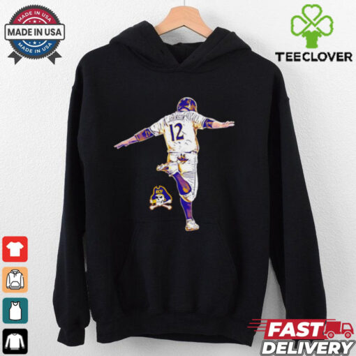 Ryley Johnson East Carolina Pirates cartoon shirt
