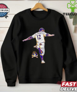 Ryley Johnson East Carolina Pirates cartoon shirt