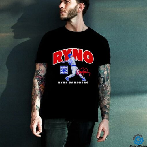 Ryne Sandberg Ryno National Baseball Hall Of Fame signature shirt