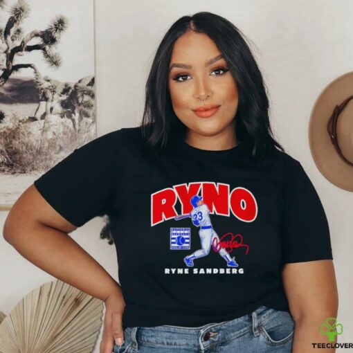 Ryne Sandberg Ryno National Baseball Hall Of Fame signature shirt