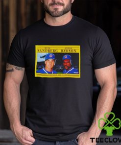 Ryne Sandberg and Andre Dawson Chicago 100 club shirt