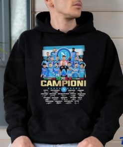 S.S.C. Napoli Team 2023 Serie A Campioni Signatures Shirt
