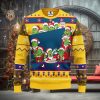 Los Angeles Rams Grinch Hug Christmas Ugly Sweater