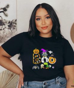 Boo Creepy Owl Pumpkin Ghost Halloween Men Women Kids T Shirt