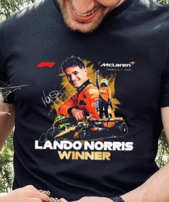 Mclaren Formula 1 Lando Norris Winner 2024 Signatures Shirt