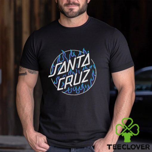 SANTA CRUZ x THRASHER Flame Dot Santa Cruz Men’s T Shirt