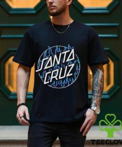 SANTA CRUZ x THRASHER Flame Dot Santa Cruz Men's T Shirt