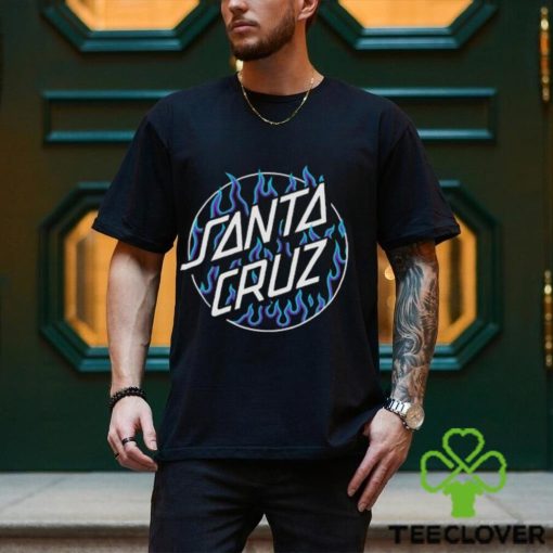 SANTA CRUZ x THRASHER Flame Dot Santa Cruz Men’s T Shirt