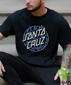 SANTA CRUZ x THRASHER Flame Dot Santa Cruz Men's T Shirt