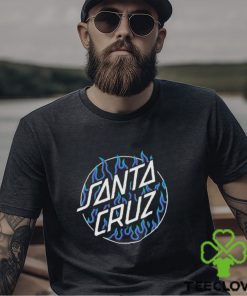 SANTA CRUZ x THRASHER Flame Dot Santa Cruz Men's T Shirt