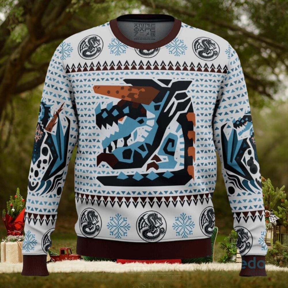 Gogmazios Monster Hunter Casual Ugly Christmas Sweater Gogmazios Monster Hunter Casual Ugly Christmas Sweater