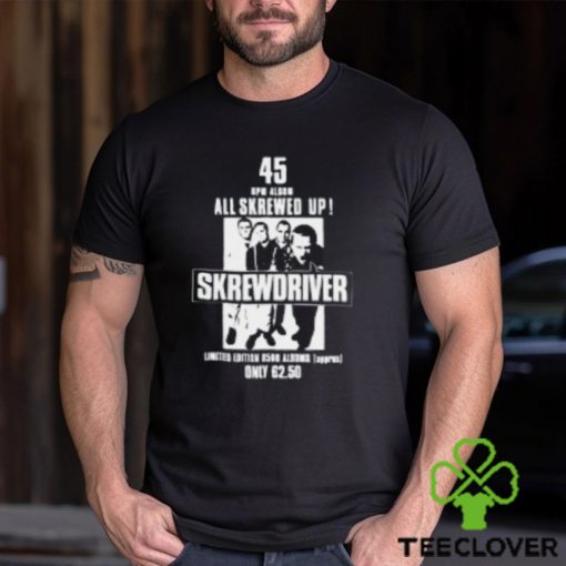 SD – AD Vintage Schwarz Screwdriver Band T Shirt