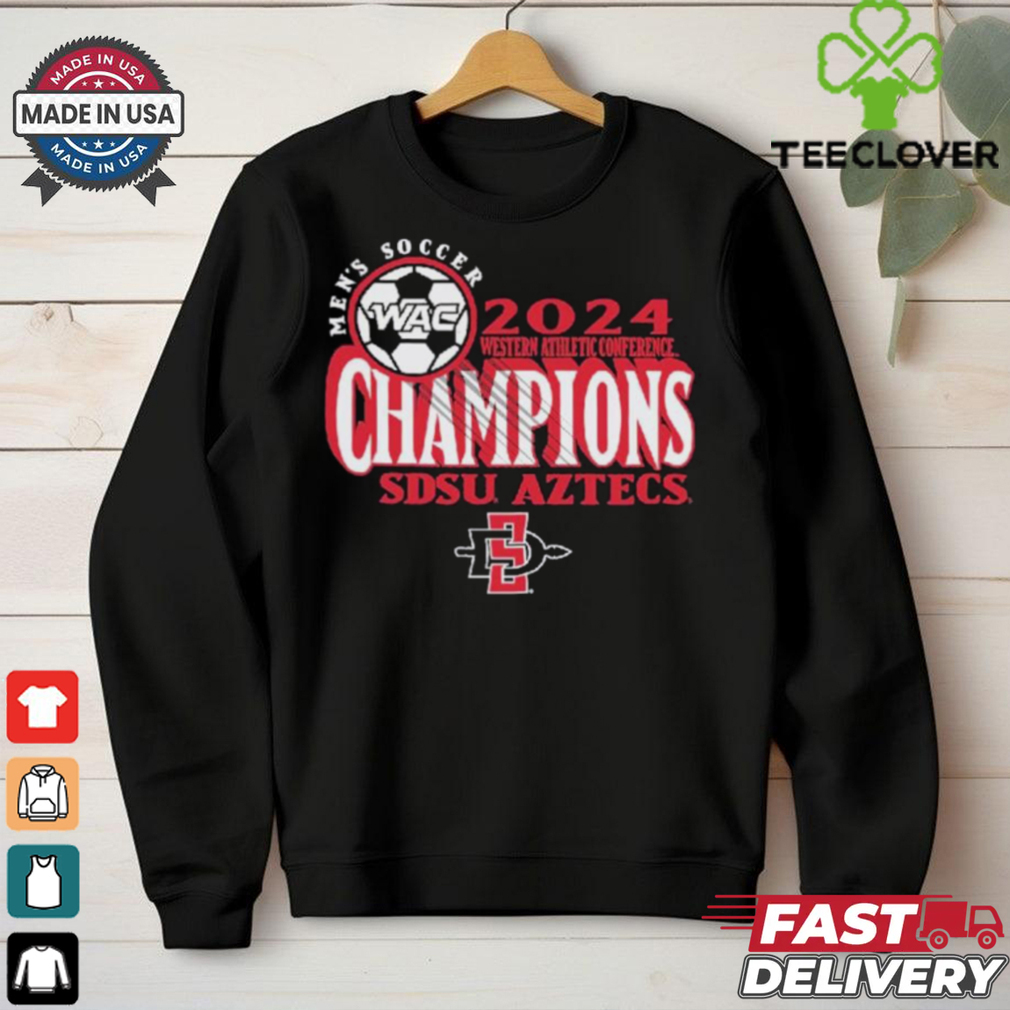 SDSU Aztecs 2024 WAC Men’s Soccer Champions Shirt SDSU Aztecs 2024 WAC Men’s Soccer Champions Shirt