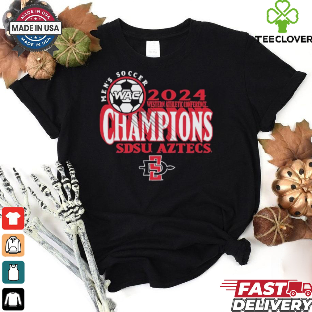 SDSU Aztecs 2024 WAC Men’s Soccer Champions Shirt SDSU Aztecs 2024 WAC Men’s Soccer Champions Shirt