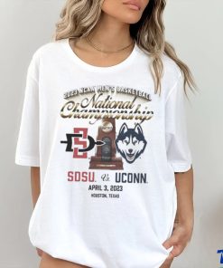 SDSU Men’s Basketball National Championship Game Matchup Tee shirt