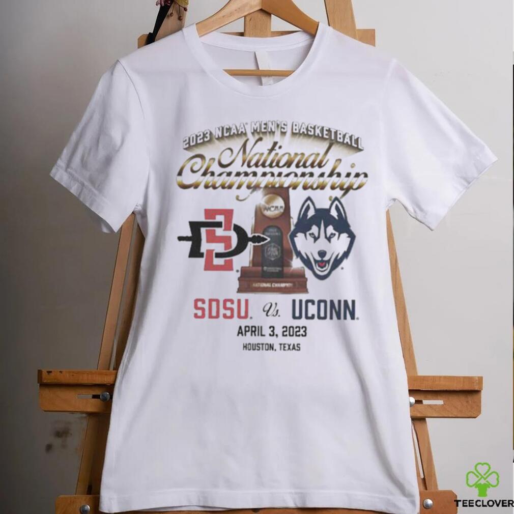 SDSU Men’s Basketball National Championship Game Matchup Tee shirt SDSU Men’s Basketball National Championship Game Matchup Tee shirt