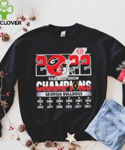 SEC East Division 2022 Champions Georgia Bulldogs Shirt