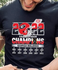 SEC East Division 2022 Champions Georgia Bulldogs Shirt