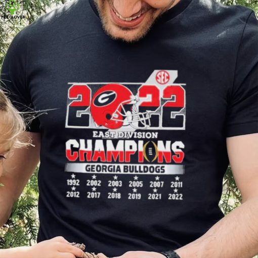 SEC East Division 2022 Champions Georgia Bulldogs Shirt