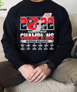 SEC East Division 2022 Champions Georgia Bulldogs Shirt