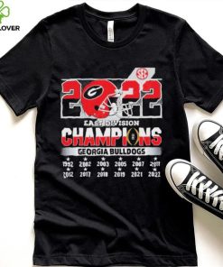 SEC East Division 2022 Champions Georgia Bulldogs Shirt