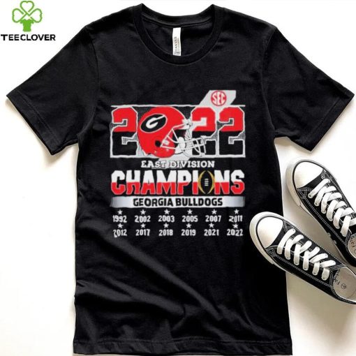 SEC East Division 2022 Champions Georgia Bulldogs Shirt