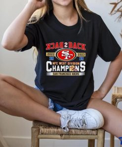 SF 49ers Back To Back 2023 NFC West Division Champions shirt