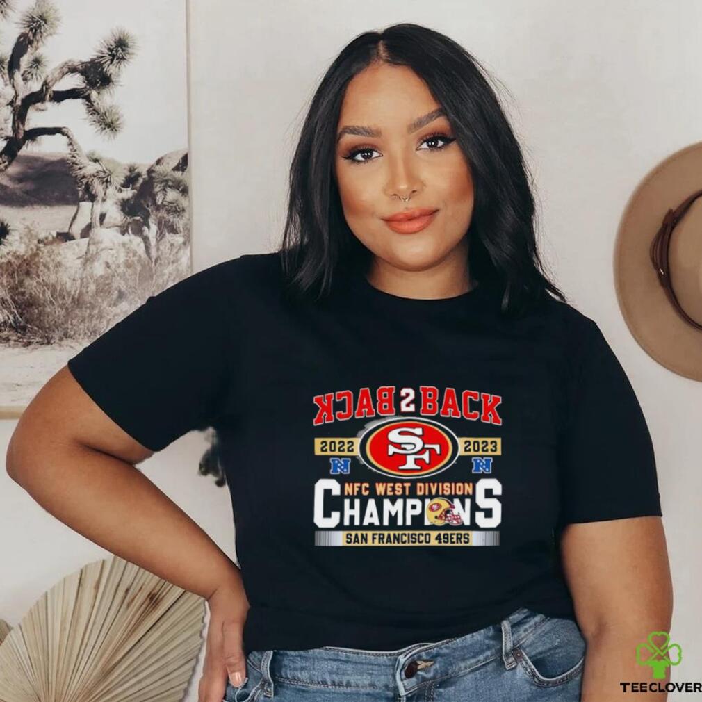 SF 49ers Back To Back 2023 NFC West Division Champions shirt SF 49ers Back To Back 2023 NFC West Division Champions shirt