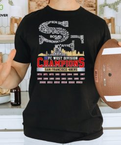 SF Big Logo NFC West Division Champions San Francisco 49ers T Shirt